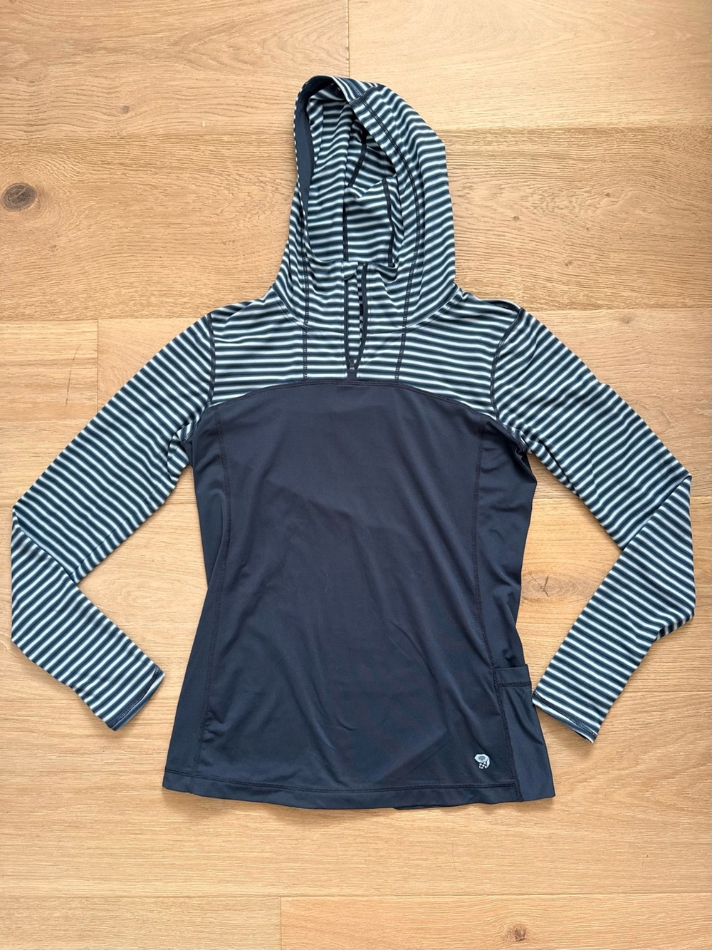 Mountain Hardwear butterlicious striped pullover hoodie
